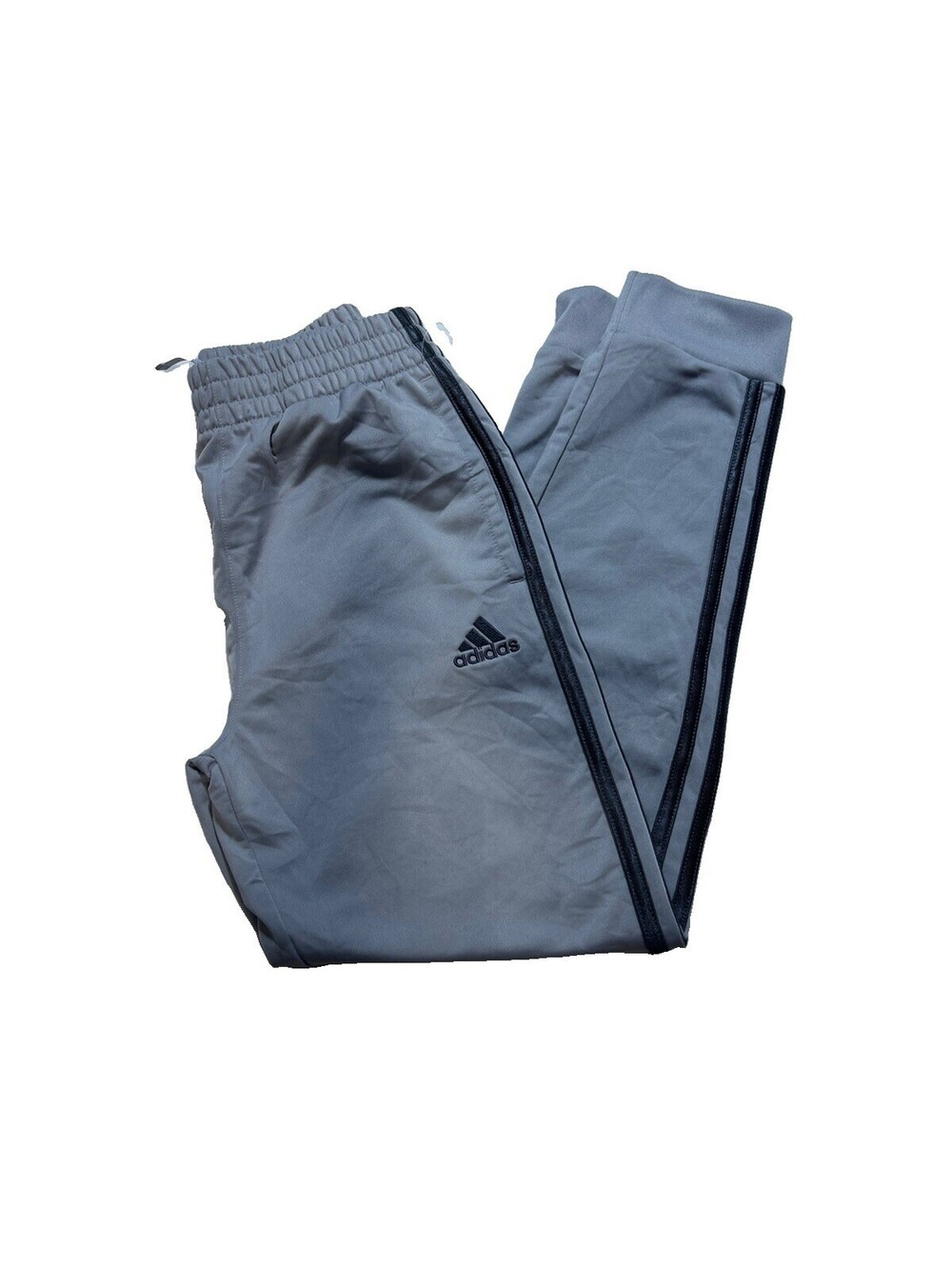 Adidas Youth All Sport Halo Silver Fleece Warm Up Joggers Medium (10-12)
